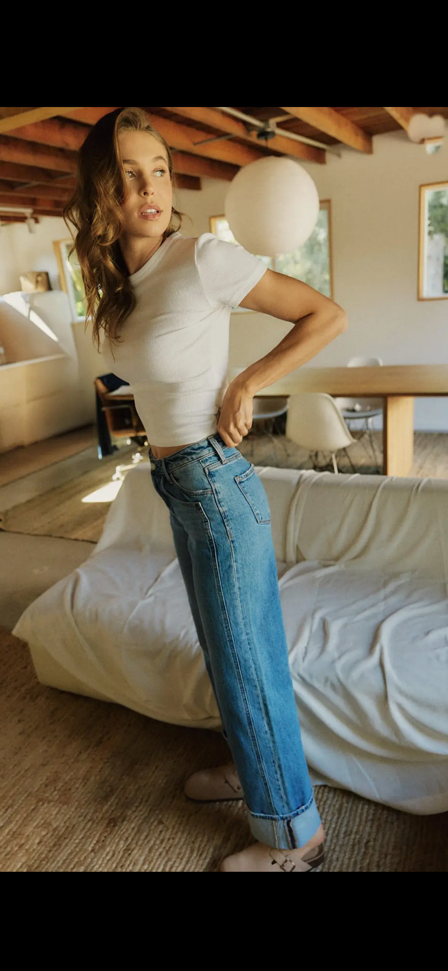 VERVET High Rise Cuffed Jeans (PRE-ORDER)