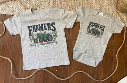Green Keep America Growing Tee