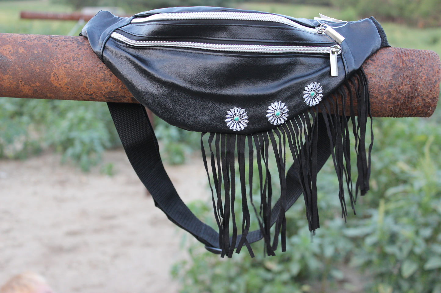 Concho crossbody bag