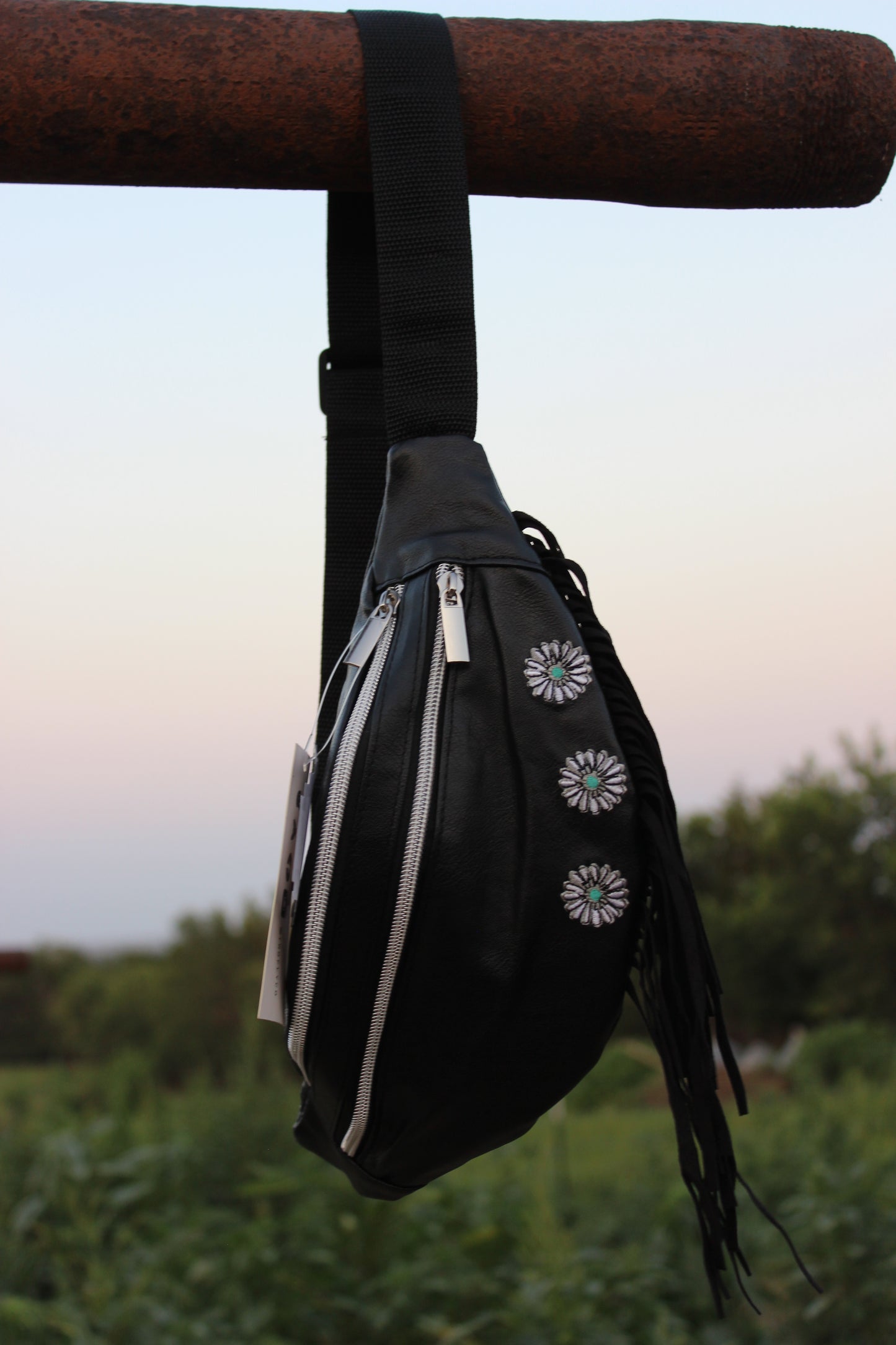 Concho crossbody bag