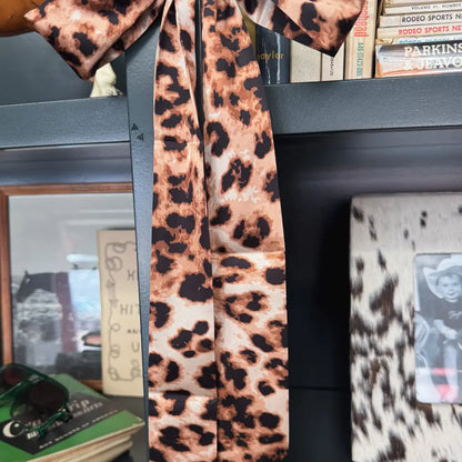Cheetah print twilly